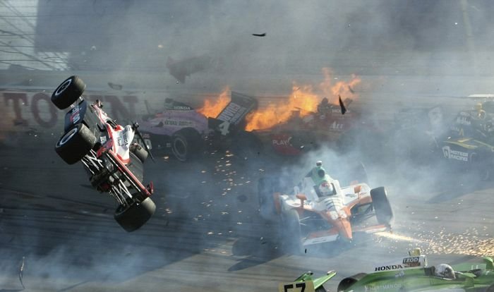 Dan Wheldon's crash