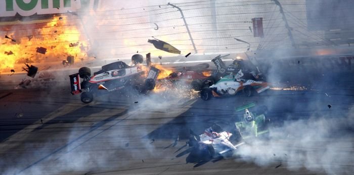 Dan Wheldon's crash