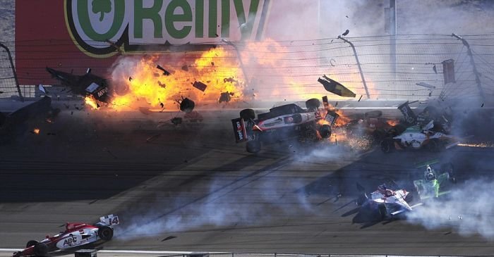 Dan Wheldon's crash