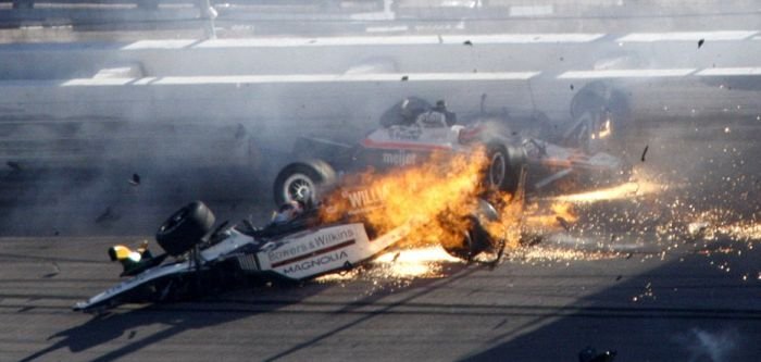 Dan Wheldon's crash