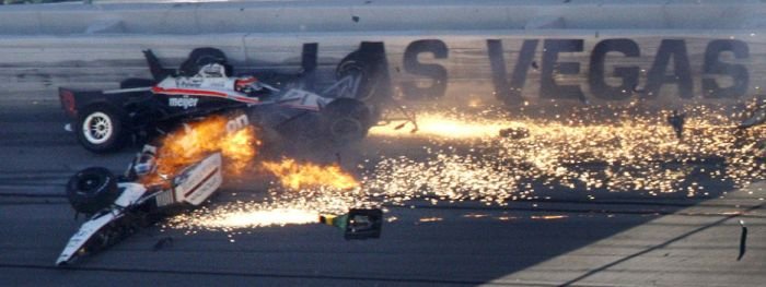 Dan Wheldon's crash