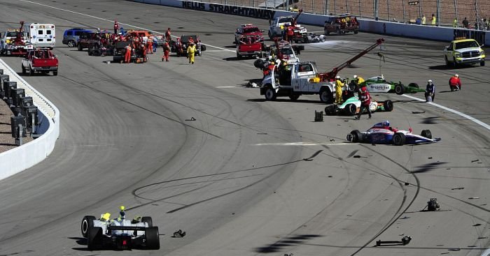 Dan Wheldon's crash