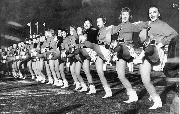 cheerleader girls then and now