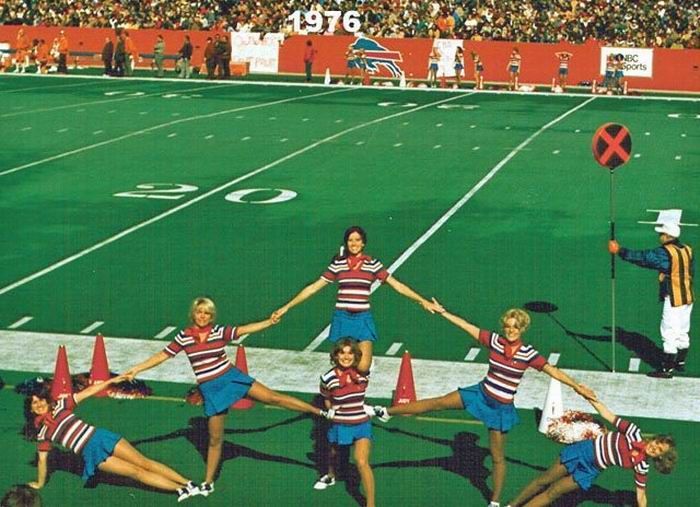 cheerleader girls then and now