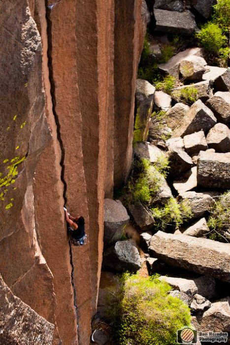 Climbing photography by Ben Herndon