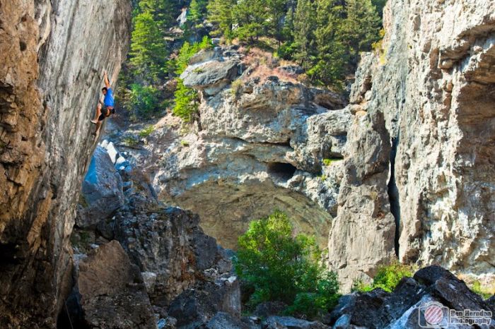 Climbing photography by Ben Herndon