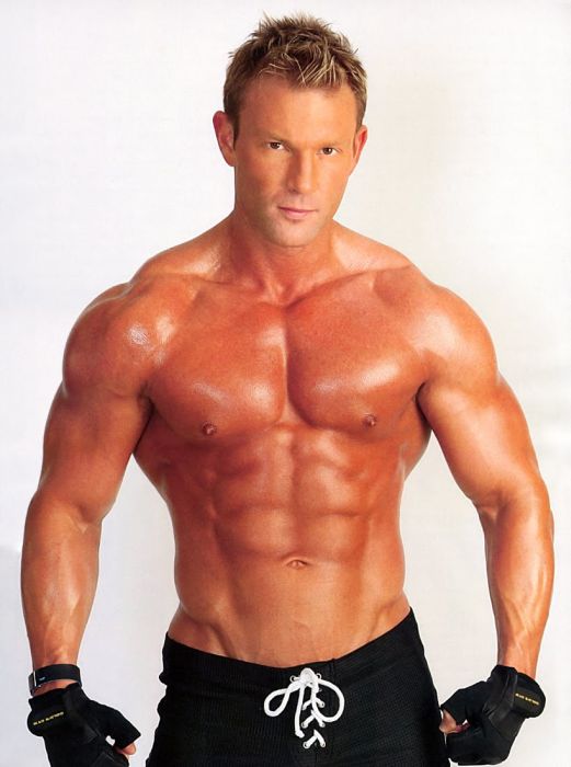 strong bodybuilding man portrait