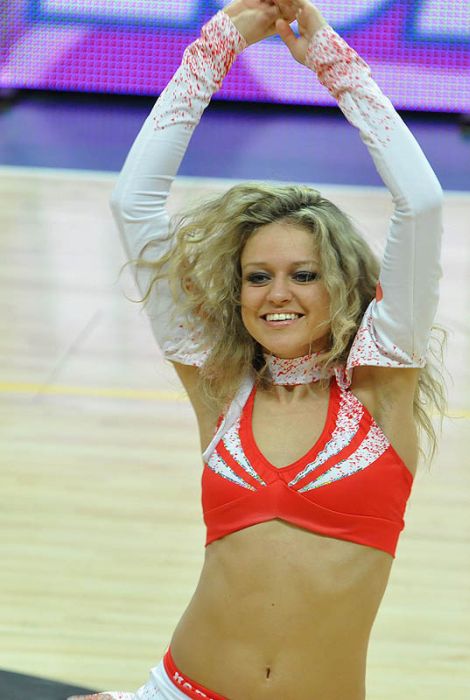 Red Foxes cheerleader girls team, Ukraine