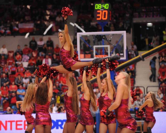 Red Foxes cheerleader girls team, Ukraine