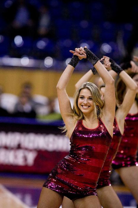 Red Foxes cheerleader girls team, Ukraine