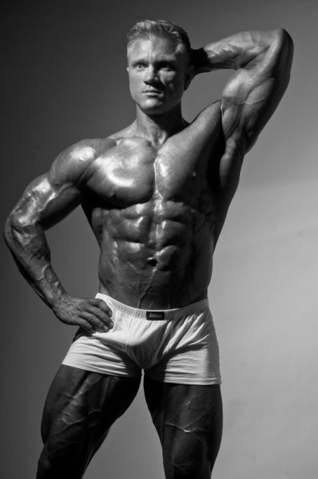 strong bodybuilding man portrait