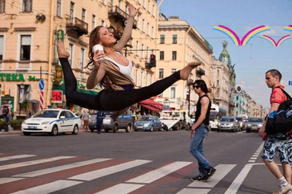 flexible gymnastic girl