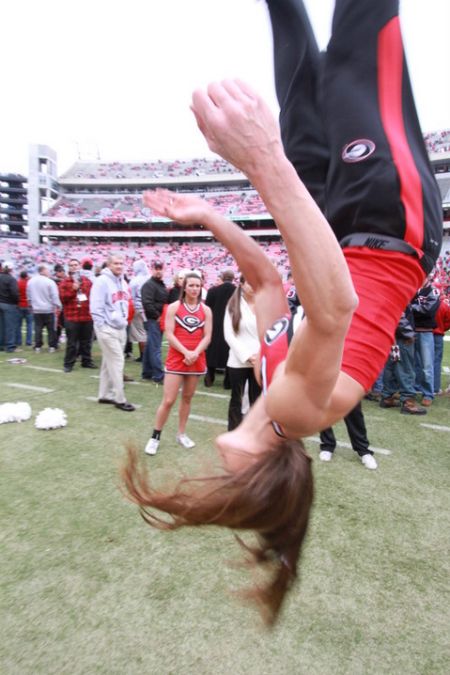 Anna Watson, University of Georgia cheerleader, Athens, Georgia, United States