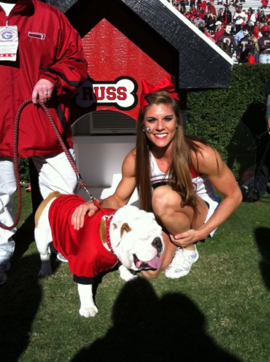 Anna Watson, University of Georgia cheerleader, Athens, Georgia, United States