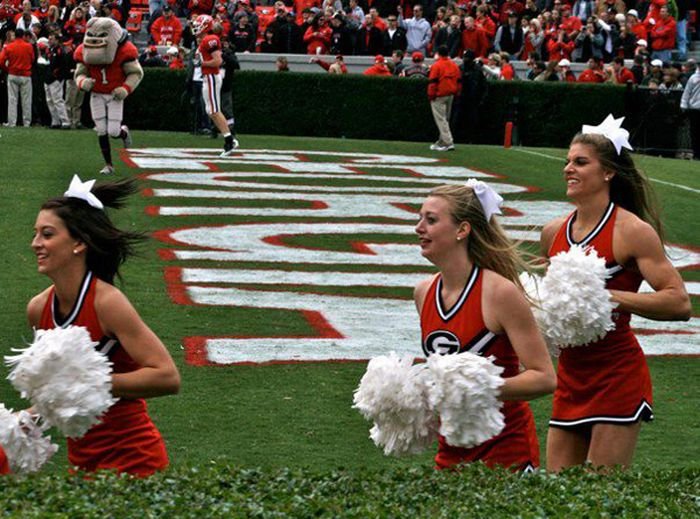 Anna Watson, University of Georgia cheerleader, Athens, Georgia, United States