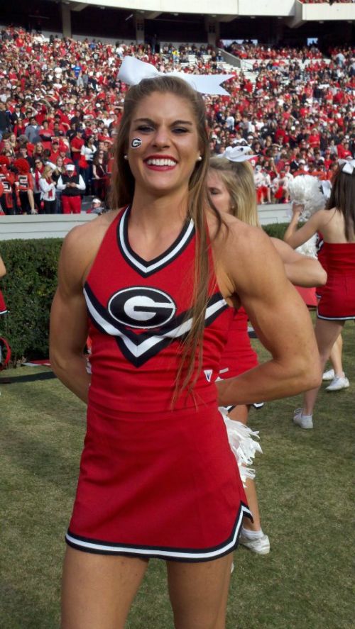 Anna Watson, University of Georgia cheerleader, Athens, Georgia, United States