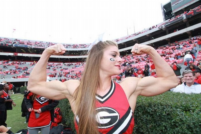 Anna Watson, University of Georgia cheerleader, Athens, Georgia, United States