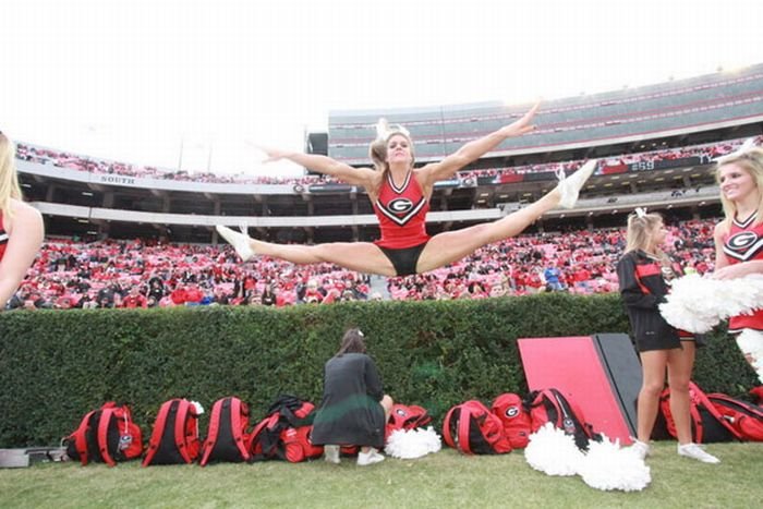 Anna Watson, University of Georgia cheerleader, Athens, Georgia, United States