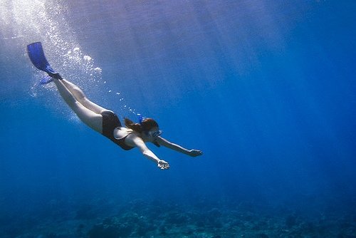 diving girl