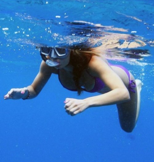 diving girl