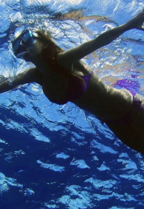 diving girl