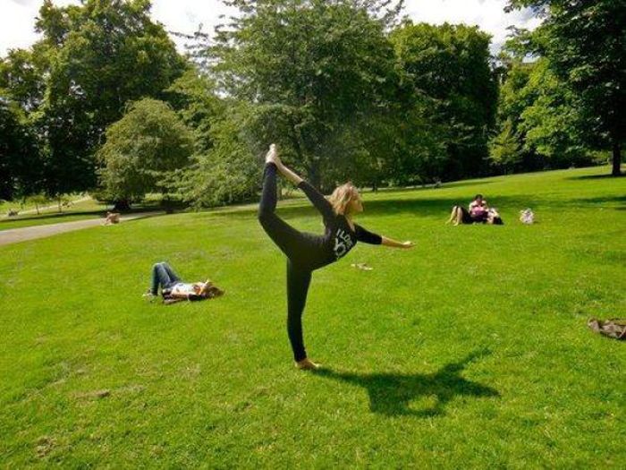 flexible gymnastic girl