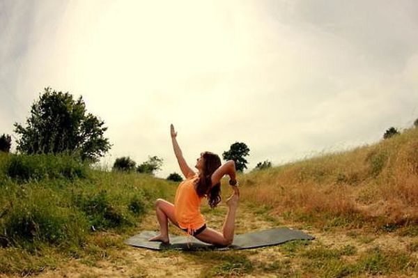 flexible gymnastic girl