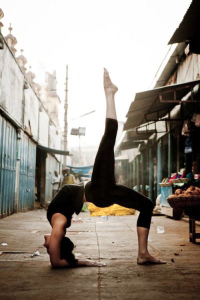 flexible gymnastic girl