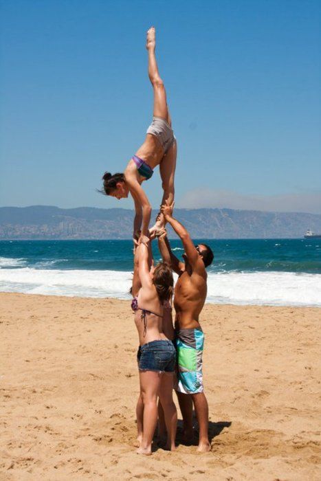 flexible gymnastic girl