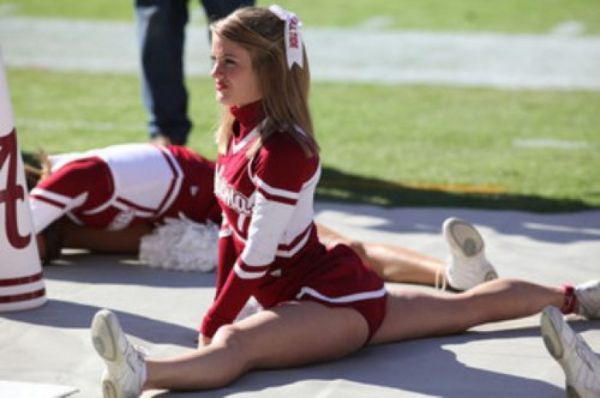 flexible gymnastic girl