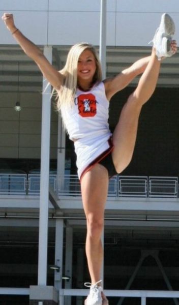 flexible gymnastic girl