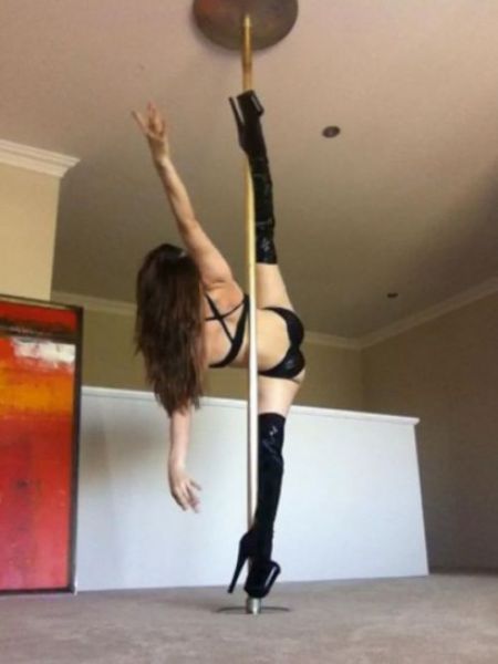 flexible gymnastic girl