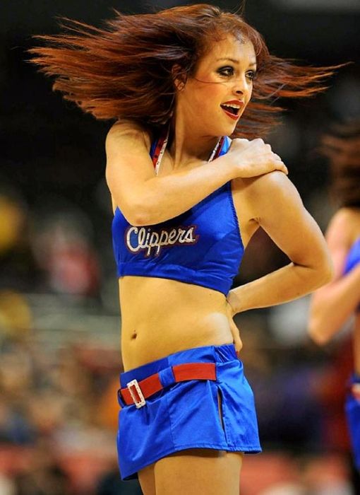 Los Angeles Clippers NBA cheerleader girls