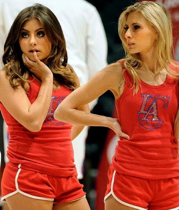 Los Angeles Clippers NBA cheerleader girls