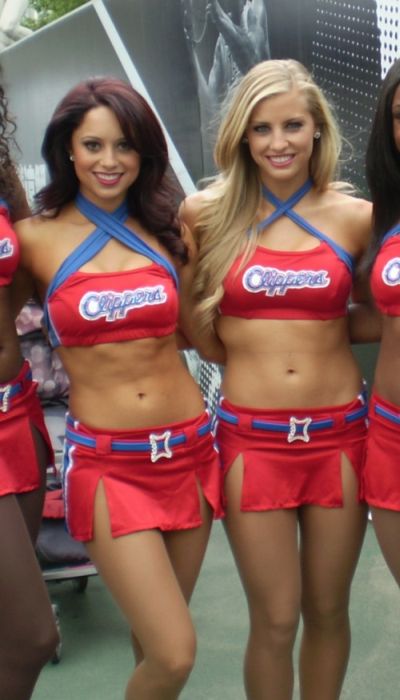 Los Angeles Clippers NBA cheerleader girls