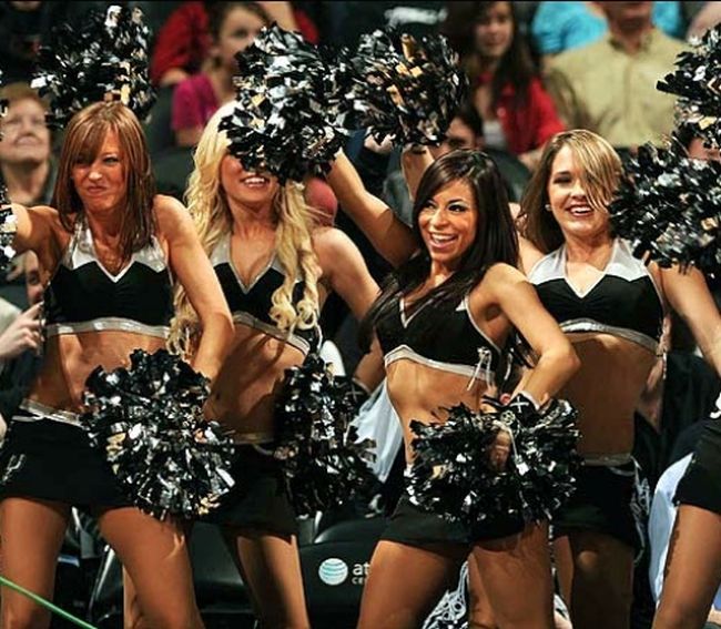 San Antonio Spurs NBA cheerleader girls