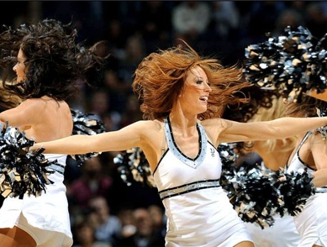 San Antonio Spurs NBA cheerleader girls