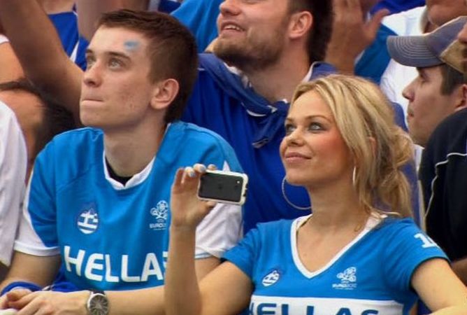 uefa euro 2012 football fan girls