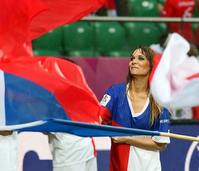 uefa euro 2012 football fan girls