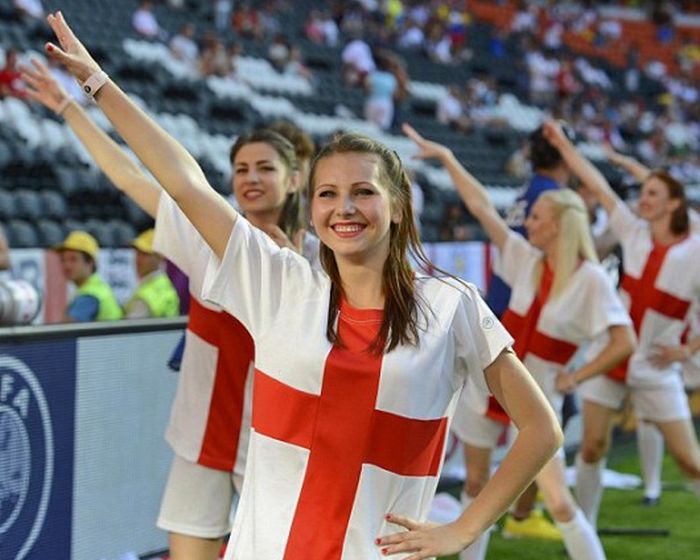 uefa euro 2012 football fan girls