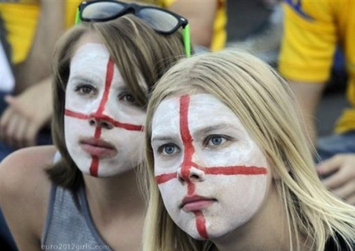 uefa euro 2012 football fan girls