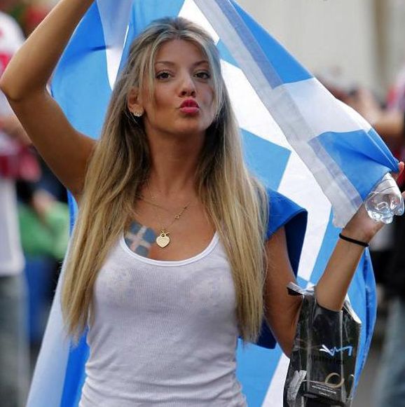 uefa euro 2012 football fan girls