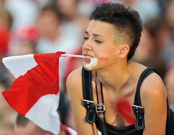 uefa euro 2012 football fan girls