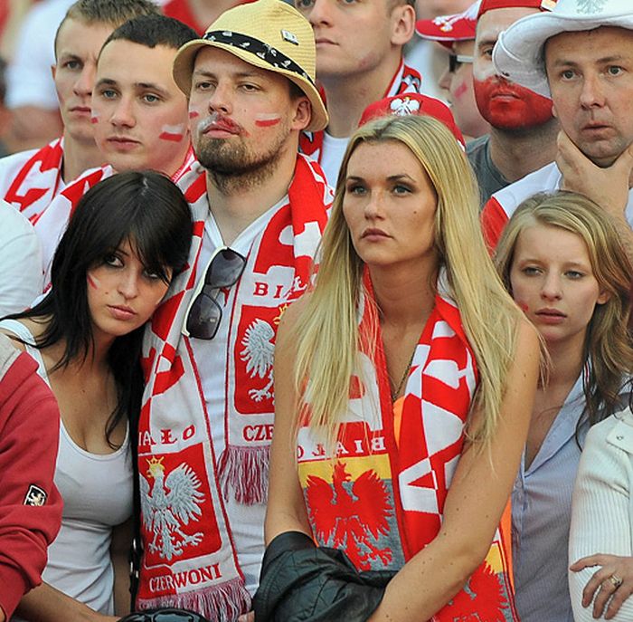 uefa euro 2012 football fan girls