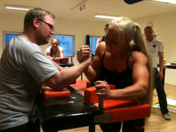 Sarah Backman, swedish arm wrestling champion of the world