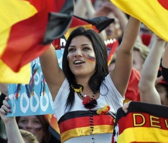 uefa euro 2012 football fan girls