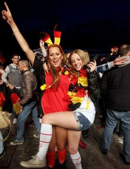 uefa euro 2012 football fan girls