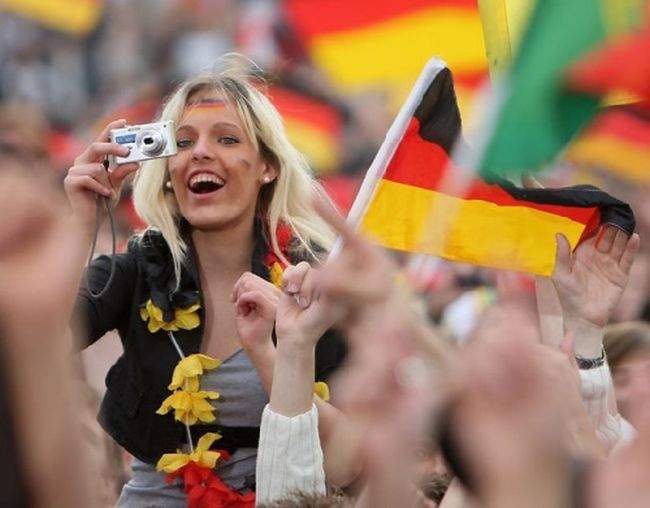 uefa euro 2012 football fan girls