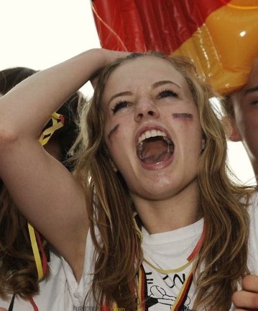 uefa euro 2012 football fan girls