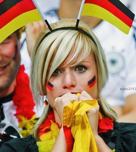 uefa euro 2012 football fan girls